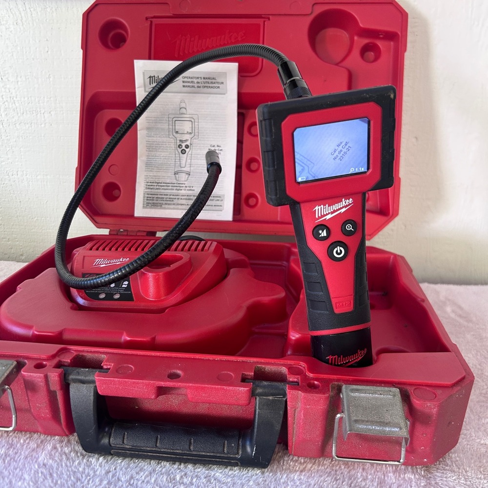 Milwaukee M12 M-Spector 12V Digital Inspection Camera Kit 2310-21 2 Batteries